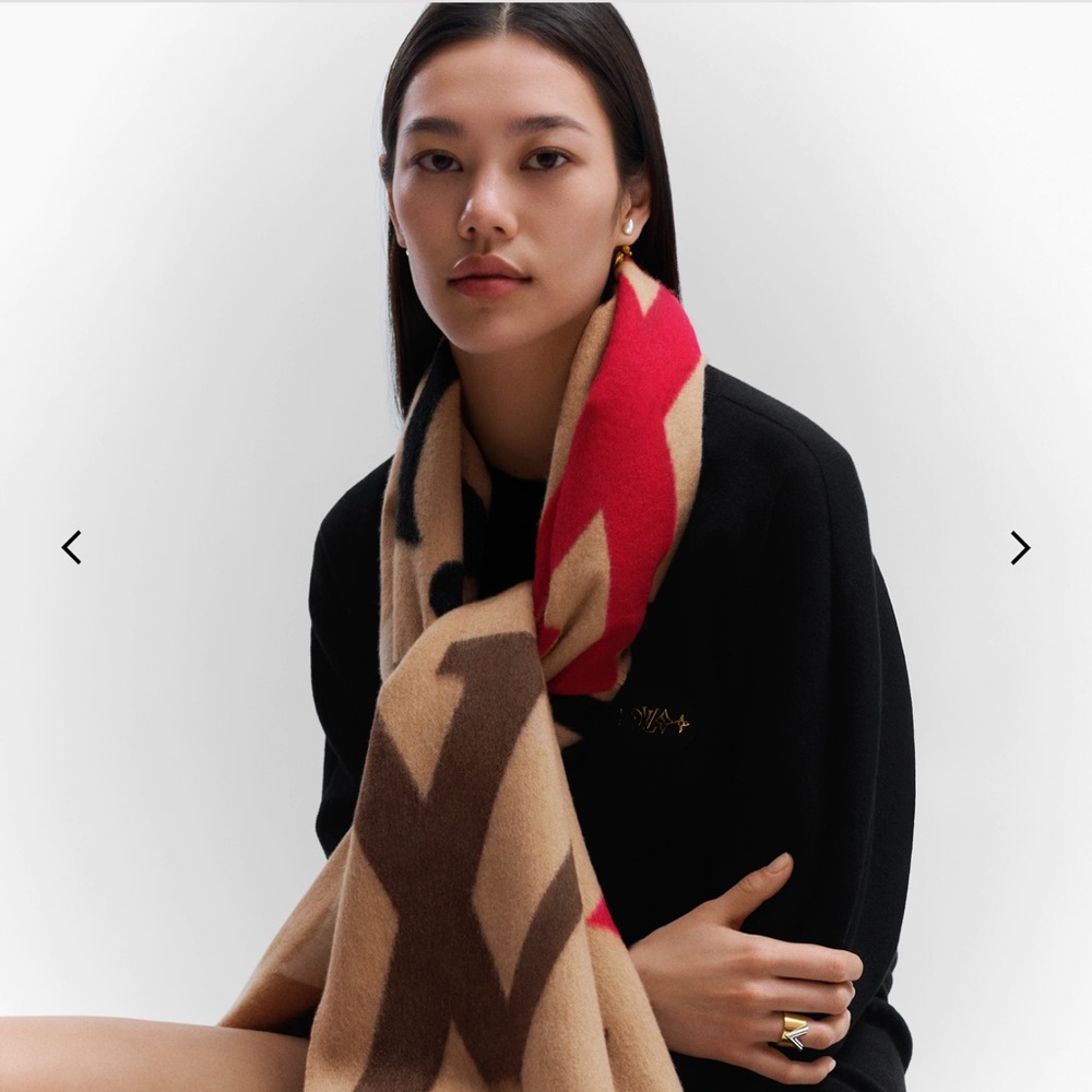 Louis Vuitton oversized scarf